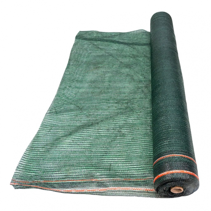 Plasa umbrire RURIS 40100, HDPE, protectie UV, verde, grad umbrire 40%, 2 x 50 m [2]