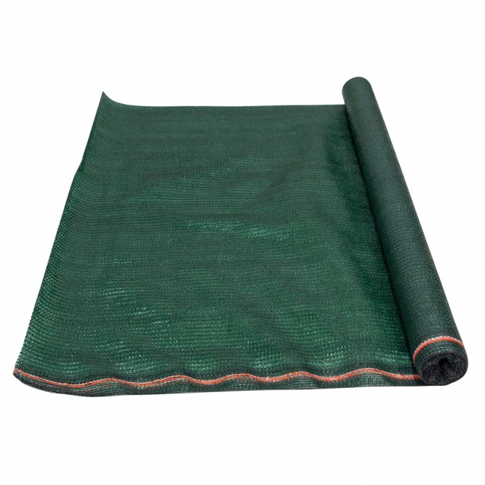 Plasa umbrire RURIS 80017, HDPE, protectie UV, verde, grad umbrire 80%, 1.7 x 10 m [2]