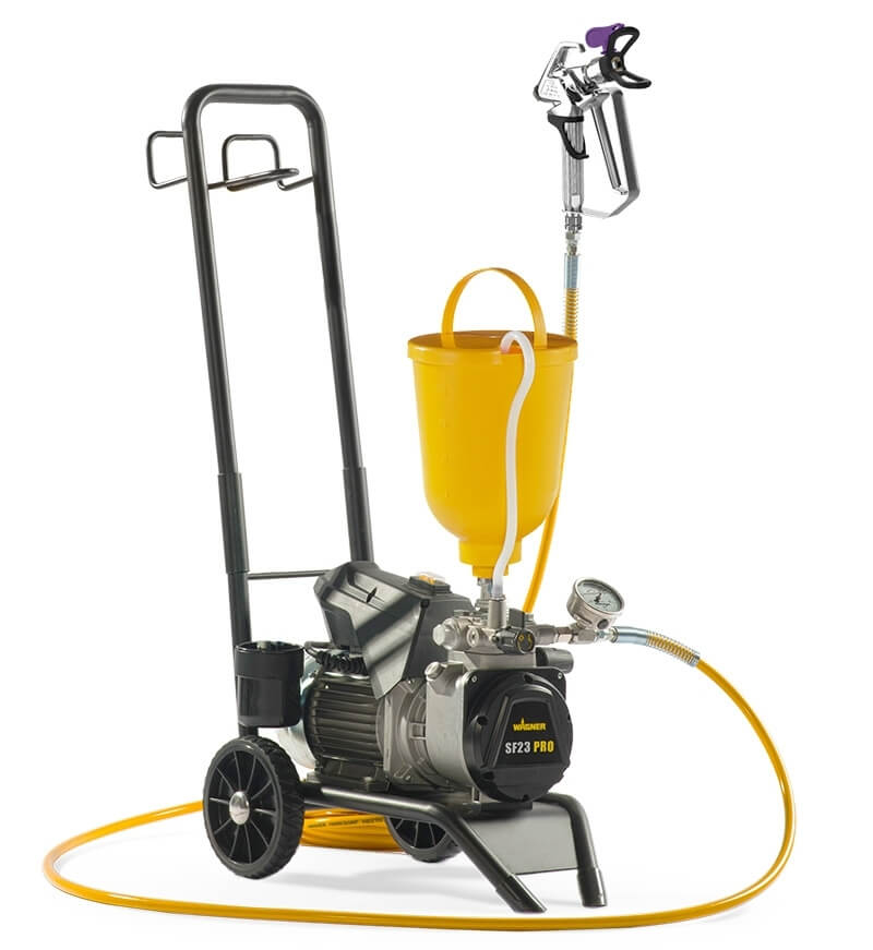 Pompa airless cu membrana, pentru zugravit Wagner SuperFinish 23 PRO Cart HEA, 1300 W, debit 2.6 l/min [3]