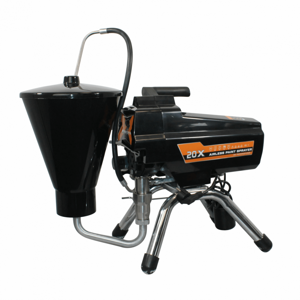 Pompa airless cu piston Bisonte PAZ-20X, 1100 W, debit 2.0 l/min + cuva material 6 L [3]