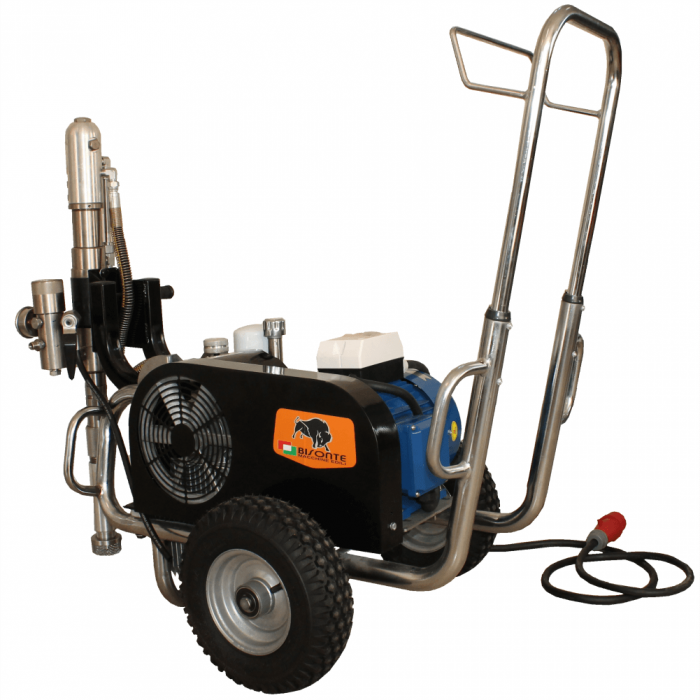 Pompa airless hidraulica Bisonte PAZ-9600e, 5500 W, debit 10 l/min, compatibila cu 3 pistoale [2]