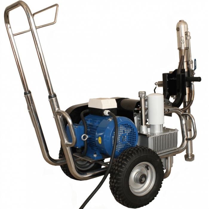Pompa airless hidraulica Bisonte PAZ-9600e, 5500 W, debit 10 l/min, compatibila cu 3 pistoale [4]