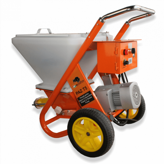 Pompa pentru gleturi si decorativa Bisonte PAZ-T5, 230V, 2.2 kW, debit 15 l/min, capacitate 40 L [3]
