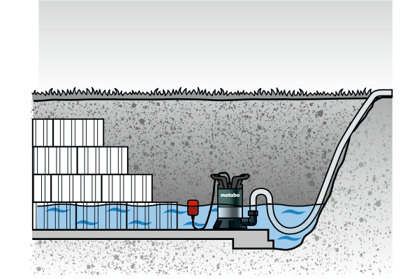 Pompa submersibila apa curata Metabo TPF 6600 SN, 1.25", 450 W, 110 L/min, Hmax. 6 m [8]