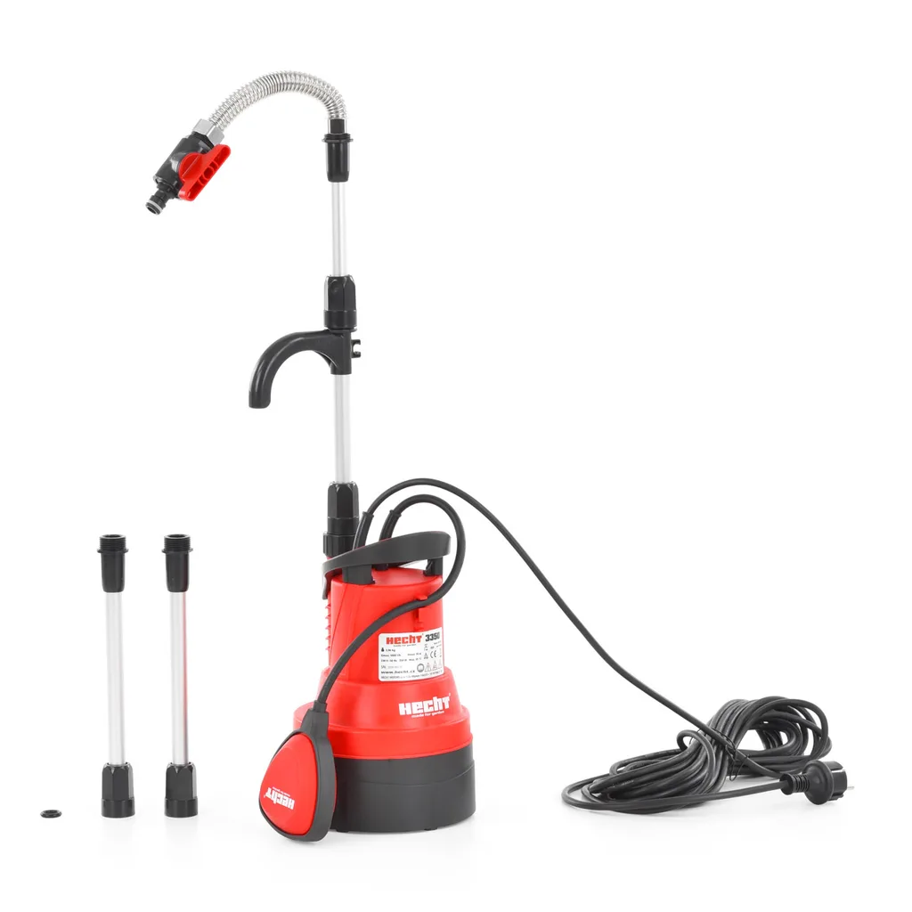 Pompa submersibila pentru butoi, apa curata HECHT 3350, 350 W, 83 L/min, Hmax. 10 m [2]