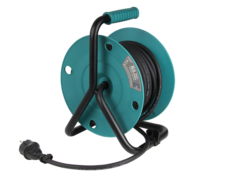 Prelungitor cu tambur Konner & Sohnen KS CR-15M, 4 prize, 15 m, 3 x 1.5 mmp, contact de protectie [6]