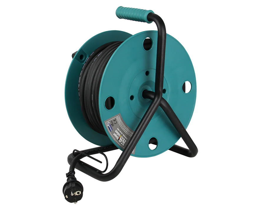 Prelungitor cu tambur Konner & Sohnen KS CR-25M, 4 prize, 25 m, 3 x 2.5 mmp, contact de protectie [5]