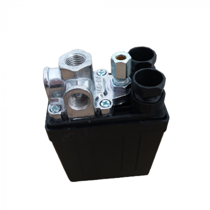 Presostat compresor monofazat Airmaster, 15 A, filet 1/4", 3 iesiri 1/4", 12 bar [2]