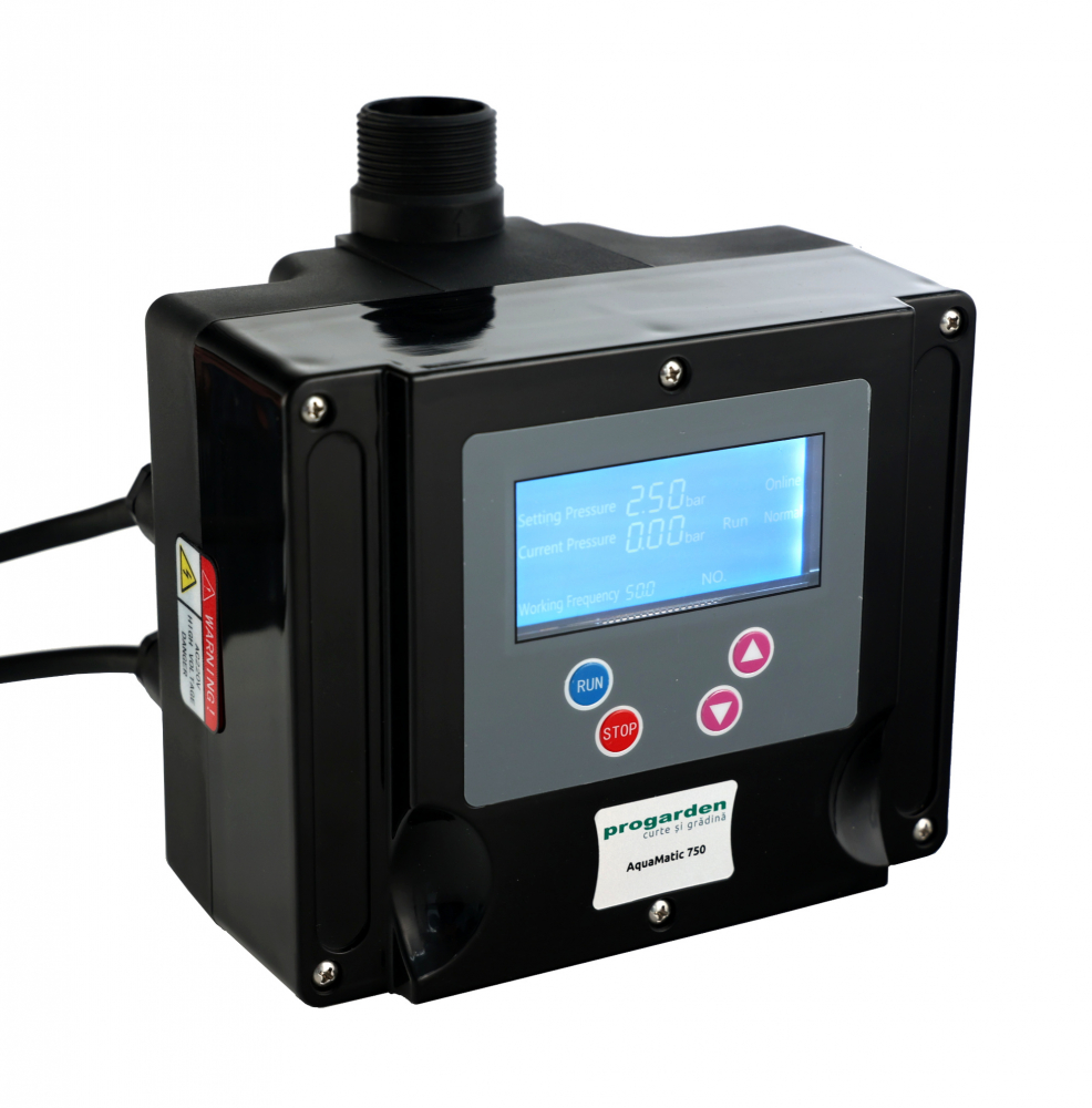 ProGARDEN AquaMatic 750 Controler VFD 20-50Hz, 0.75kW, 1x220V-in, 1x220V-out, compact, LED [1]