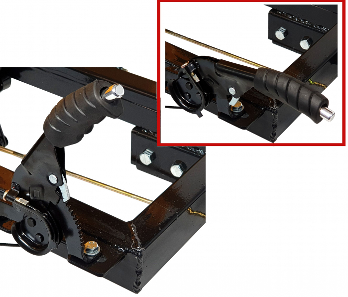 Remorca motocultor ProGARDEN Campo RM500C, max. 500 kg, dimensiuni bena 1310 x 830 x 280 mm [5]