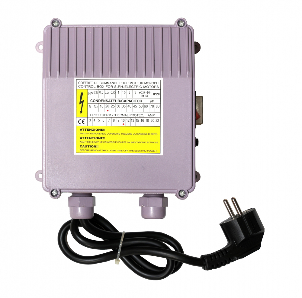 ProGARDEN Cutie control pompa, 10A, 20uF [1]