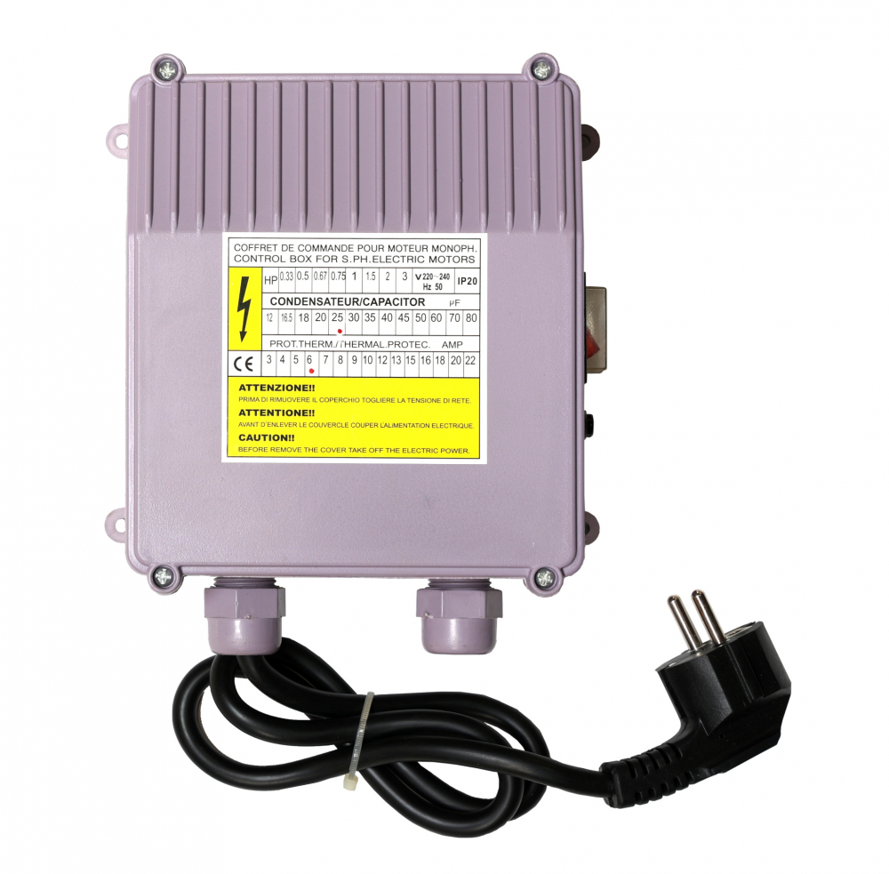 ProGARDEN Cutie control pompa, 6A, 25uF [1]