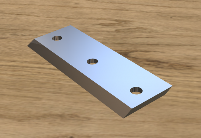 Cutit 150x55x5 mm pentru ProGARDEN TB80, TB80N si TE50 [2]