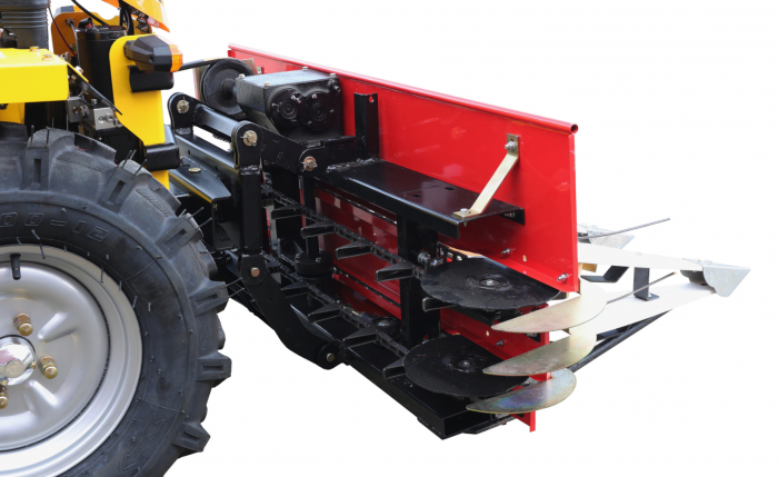 Seceratoare mecanica frontala cereale, 4 brate, pentru mini tractor ProGARDEN Campo T12, T18, latime lucru 100 cm [3]