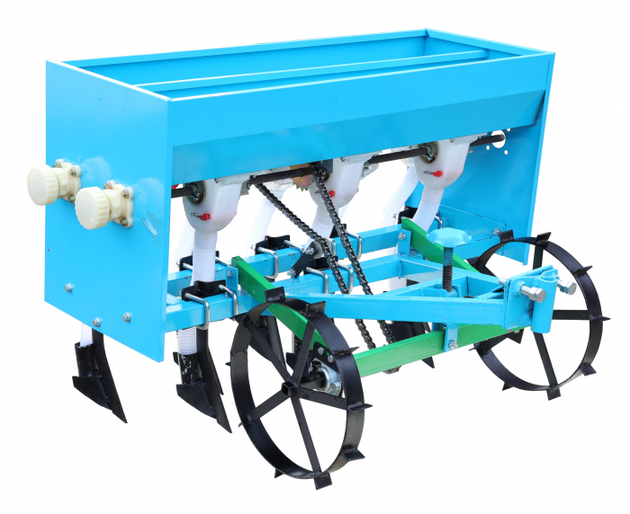 Semanatoare cu fertilizator, 3/5 randuri, pentru mini tractor ProGARDEN Campo T12 si T18, latime lucru 90 cm [2]