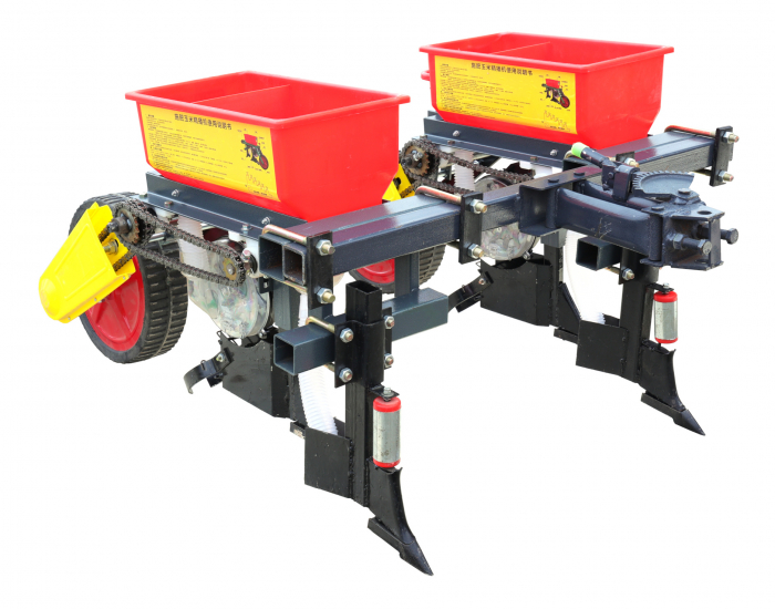Semanatoare cu 2 randuri cereale, legume, pentru mini tractor ProGARDEN Campo T12, T18, latime de lucru 65 cm [2]
