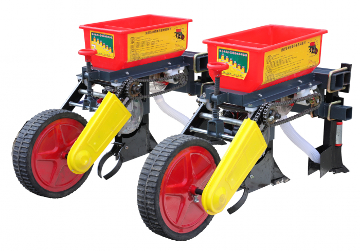 Semanatoare cu 2 randuri cereale, legume, pentru mini tractor ProGARDEN Campo T12, T18, latime de lucru 65 cm [3]