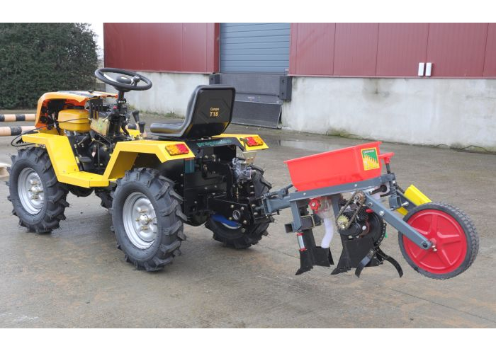 Semanatoare mecanica pe 1 rand, pentru mini tractor ProGARDEN Campo T12, T18, latime de lucru 15 cm [4]