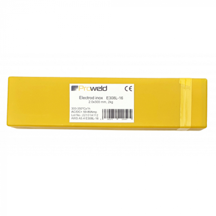 Electrozi inox ProWELD E308L-16, 2.0 x 300 mm, tub 2 kg [2]