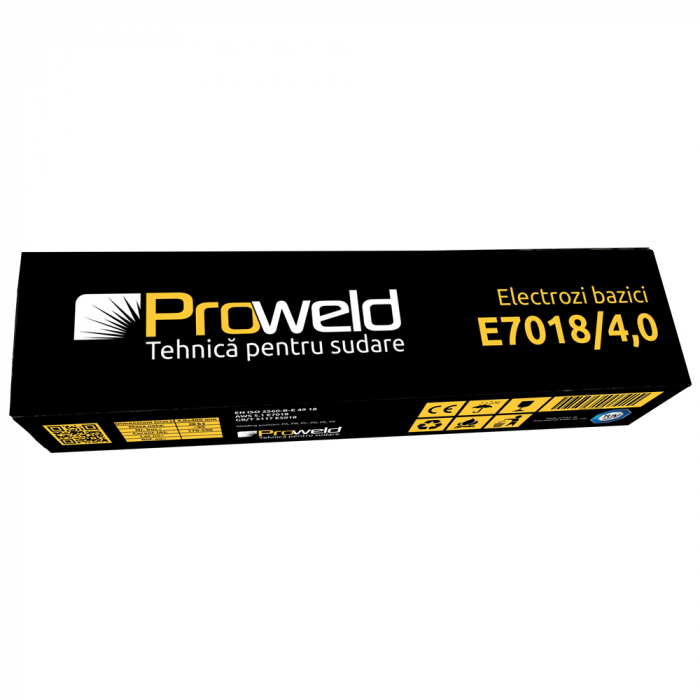 Electrozi bazici ProWELD E7018, 4.0 x 400 mm, 5 kg [2]
