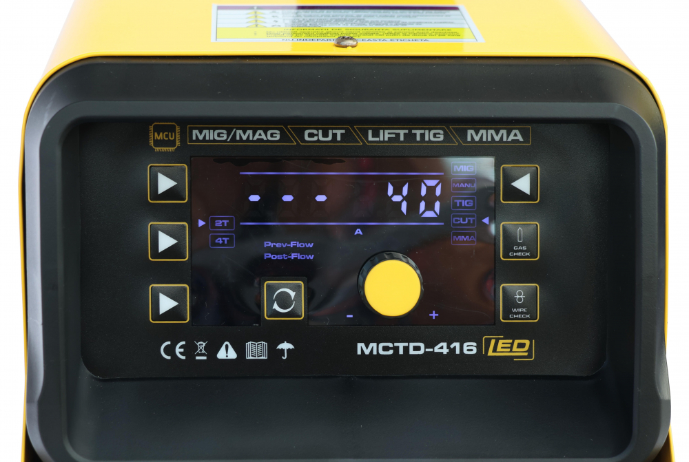 Aparat de sudura multifunctional CUT/TIG/MMA/MIG ProWELD MCTD-416L [5]