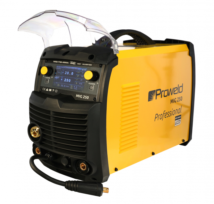Invertor sudura profesional MIG/MAG, MMA, LiftTIG ProWELD MIG 250 Synergetic, 220A, electrozi 2.5-5 mm, sarma 0.6-1 mm [2]