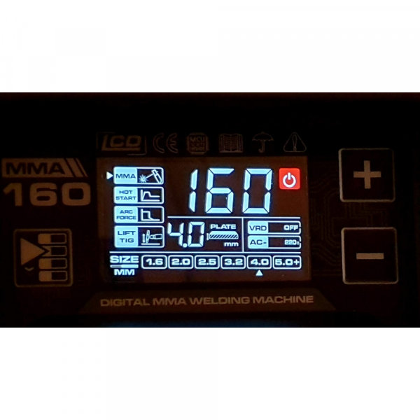 Invertor sudura MMA/LiftTIG ProWELD MMA 160DLS, 160 A, electrozi 2.5-4 mm [4]