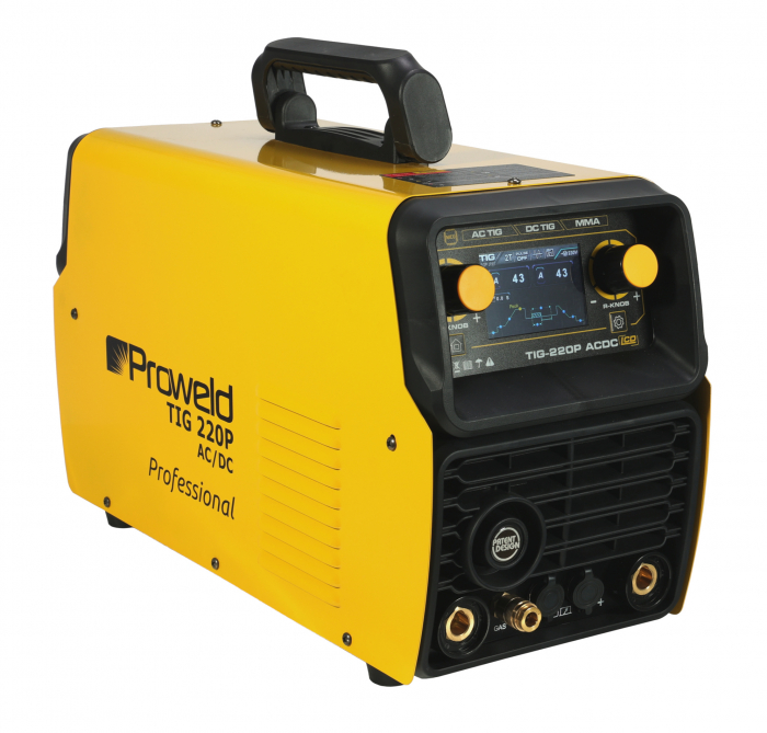 Invertor sudura ProWELD TIG 220P AC/DC, Puls, TIG, Aluminiu, MMA, 220A, electrozi 2.5-5 mm [1]