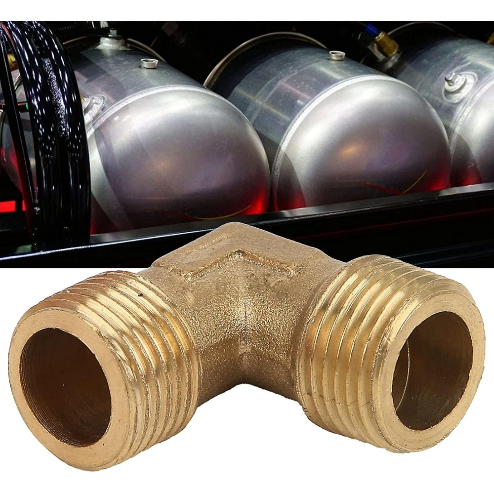 Racord L compresor aer, filet tata 3/8" x 3/8" Airmaster AIR2SHU824, AIR2SHU824 [5]