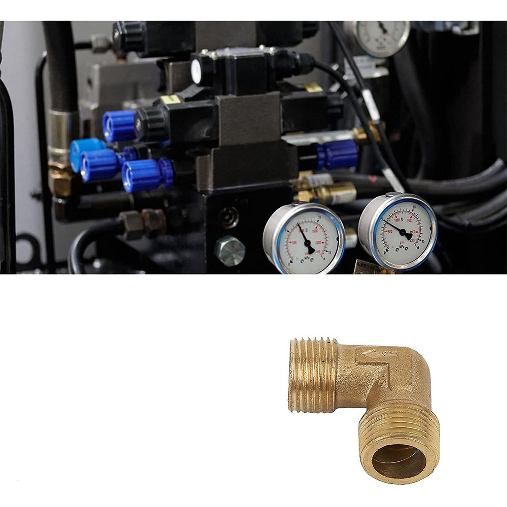 Racord L compresor aer, filet tata 3/8" x 3/8" Airmaster AIR2SHU824, AIR2SHU824 [3]