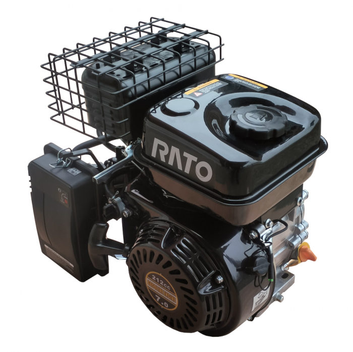 Motor benzina Rato R210-T, 5.9 CP, 212 cmc, euro V, ax cilindric cu pana 25.4 x 82 mm [2]