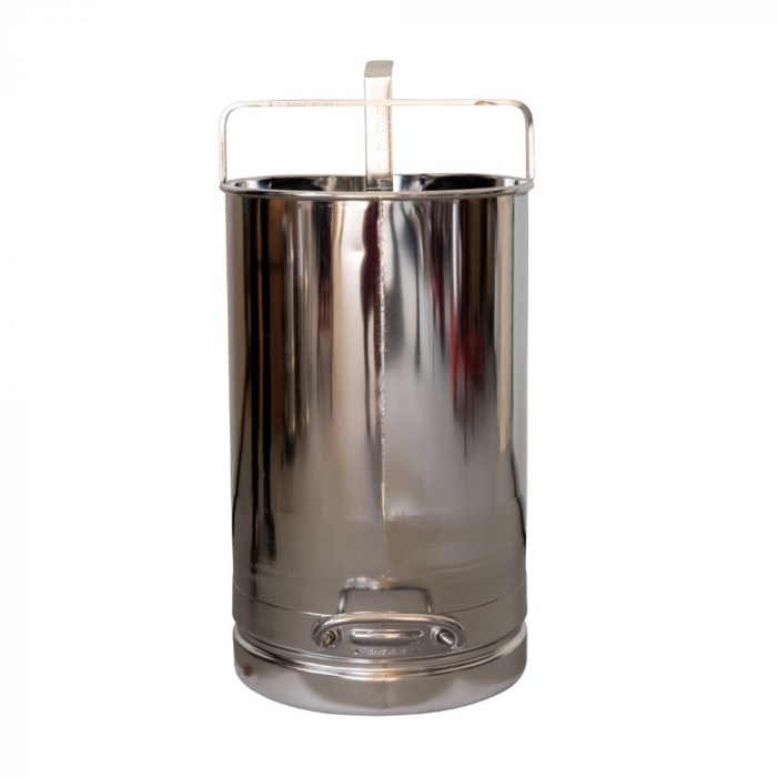 Recipient din inox, cu flotor, pentru masurarea laptelui, 20 litri [2]