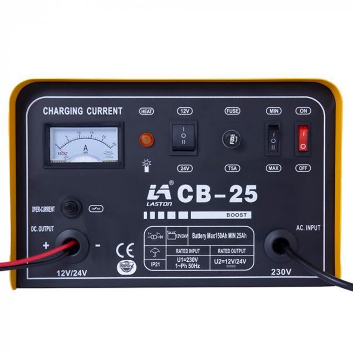 Redresor auto Tehnoweld CB-25, 12/24V, 25-150Ah [2]