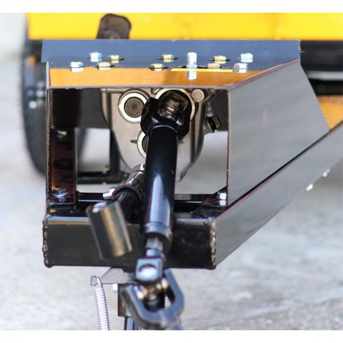Remorca cu tractiune ProGARDEN Alpine RM500T, max. 500 kg, cu obloane, prindere bolt pentru motocultor [3]