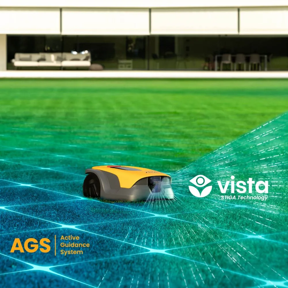 Robot de tuns gazon autonom cu tehnologie Stiga Vista A 8v, baterie 2 Ah, max. 800 mp [7]