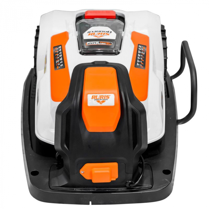 Robot de tuns gazon Ruris RXR1000, 20V, 5Ah, latime de taiere 220 mm, suprafata max. 1000 mp [7]