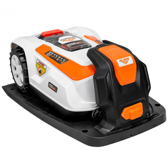 Robot de tuns gazon Ruris RXR1000, 20V, 5Ah, latime de taiere 220 mm, suprafata max. 1000 mp [8]