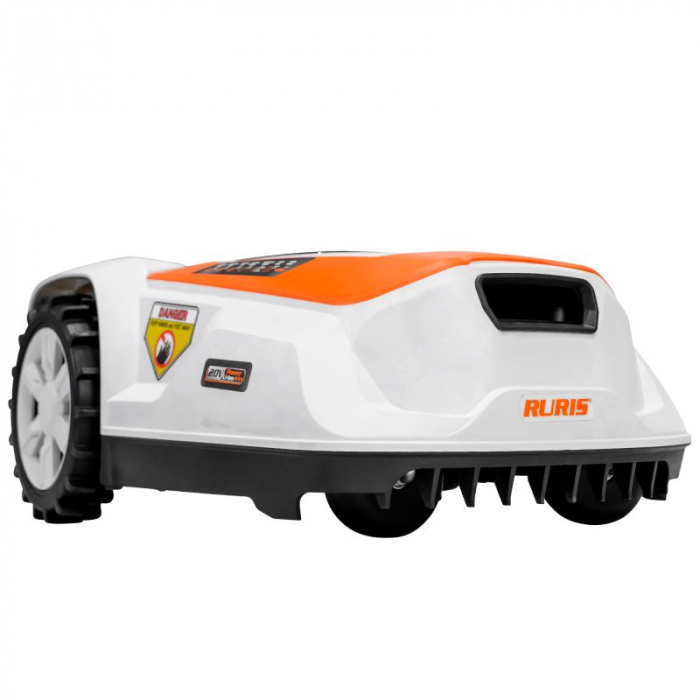 Robot de tuns gazon Ruris RXR1000, 20V, 5Ah, latime de taiere 220 mm, suprafata max. 1000 mp [3]