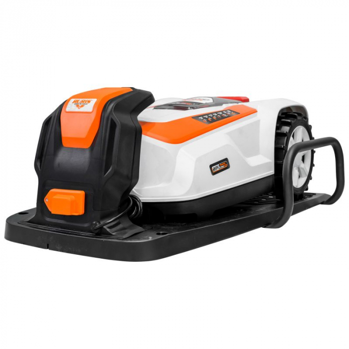 Robot de tuns gazon Ruris RXR1000, 20V, 5Ah, latime de taiere 220 mm, suprafata max. 1000 mp [9]