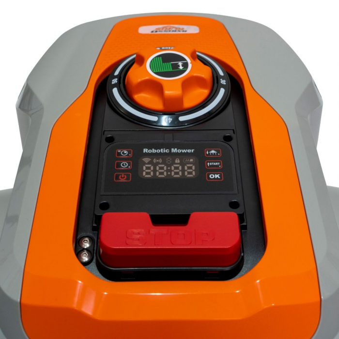 Robot de tuns gazon Ruris RXR1550, 20V, 5Ah, 20-60 mm, 1500 mp, Bluetooth, Wi-Fi [8]