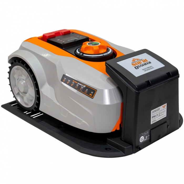 Robot de tuns gazon Ruris RXR1550, 20V, 5Ah, 20-60 mm, 1500 mp, Bluetooth, Wi-Fi [2]