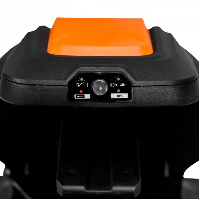 Robot de tuns gazon Ruris RXR800, 20V, 2Ah, latime de taiere 180 mm, suprafata max. 800 mp [10]