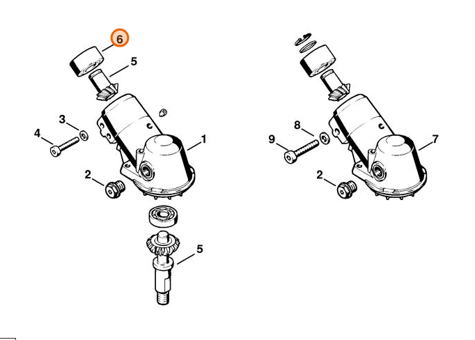 Rulment cu bile 15x32x13-2RS, pentru Stihl FS 360/420/500/550, 95030034945 [2]