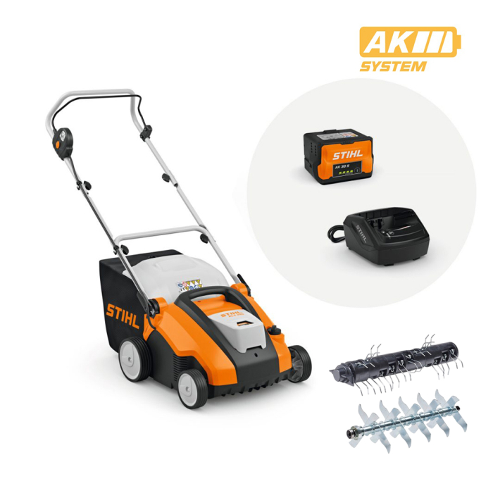 Scarificator si aerator gazon cu acumulator Stihl RLA 240, 36V, 34 cm, cos 50 L [1]