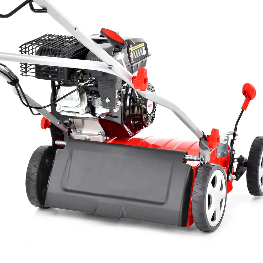 Scarificator si aerator gazon HECHT 5645 2 in 1, 5.5 CP, benzina, 42 cm, 40 L [12]