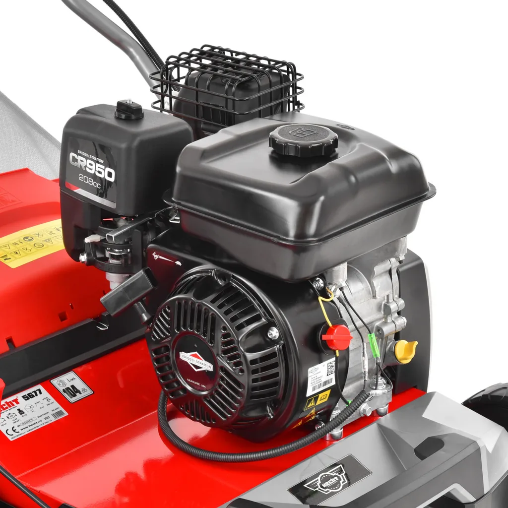 Scarificator si aerator gazon HECHT 5676 2 in 1, 5.6 CP, benzina, 40 cm, 45 L [3]