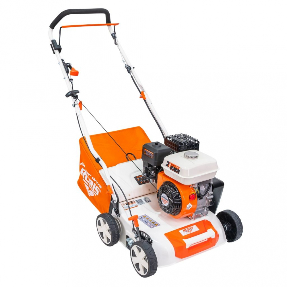 Scarificator si aerator gazon Ruris RXH909, 5.5 CP, benzina, 40 cm, 40 L [4]