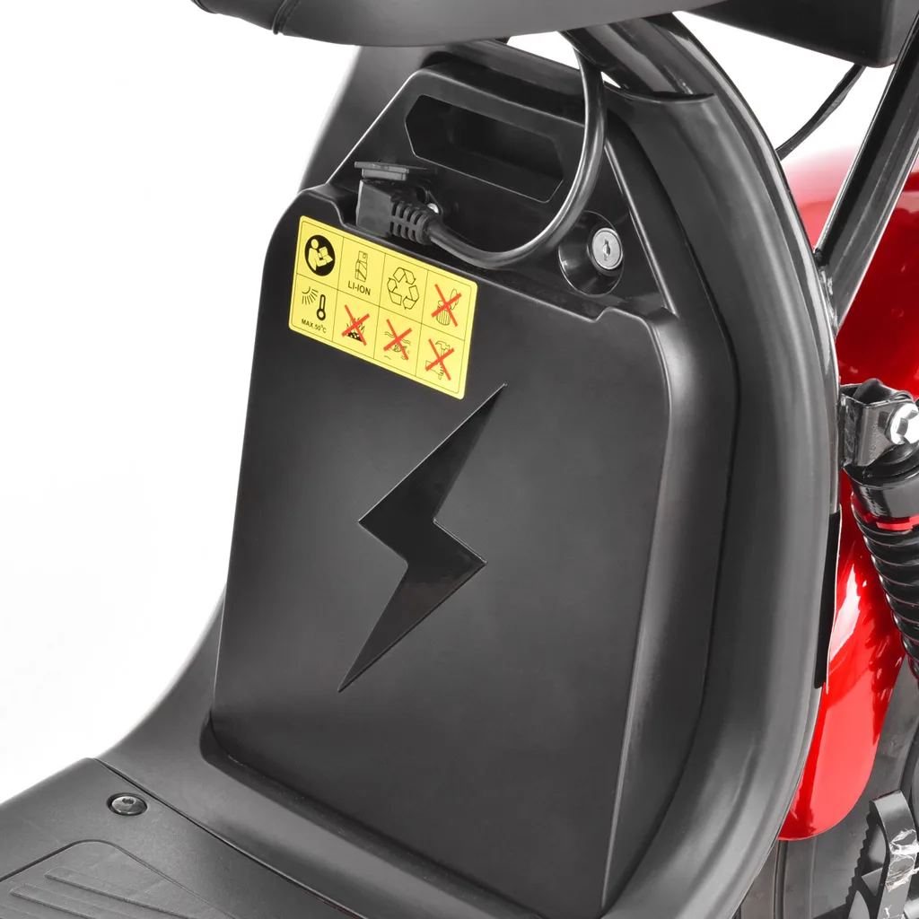 Scuter electric HECHT COCIS, 1500 W, 60V, 20Ah, viteza maxima 45 km/h, autonomie 60 km, omologat COC [10]