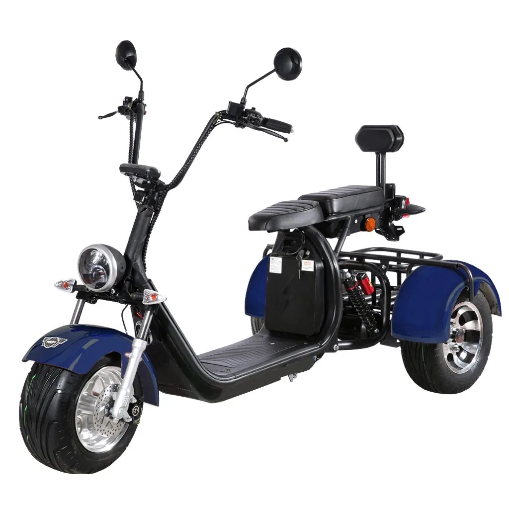 Scuter electric HECHT COCIS MAX, 2000 W, 60V, 20Ah, viteza maxima 45 km/h, autonomie 50 km, omologat COC [1]