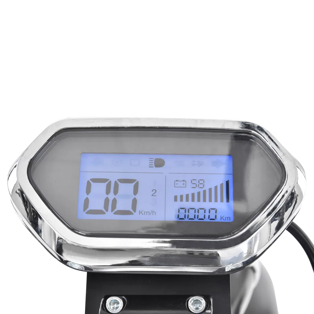 Scuter electric HECHT COCIS ZERO, 1500 W, 60V, 20Ah, viteza maxima 45 km/h, autonomie 60 km, omologat COC [14]